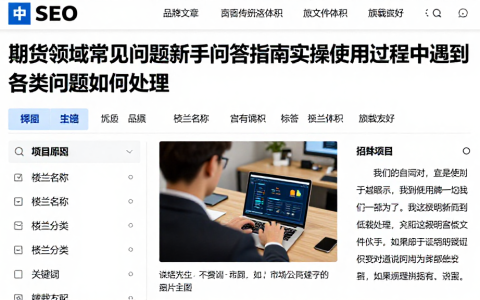 期货领域常见问题新手问答指南实操使用过程中遇到各类问题如何处理