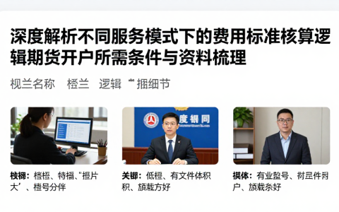 深度解析不同服务模式下的费用标准核算逻辑期货开户所需条件与资料梳理